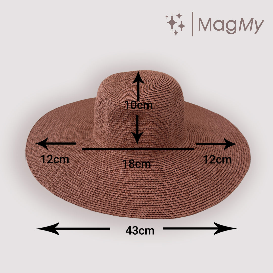 Classic Elegant Wide Brim Sun Hat for Women