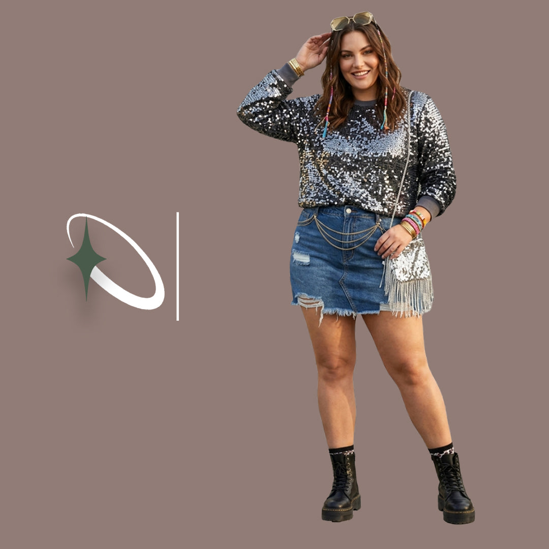 Next Sequin Jumper