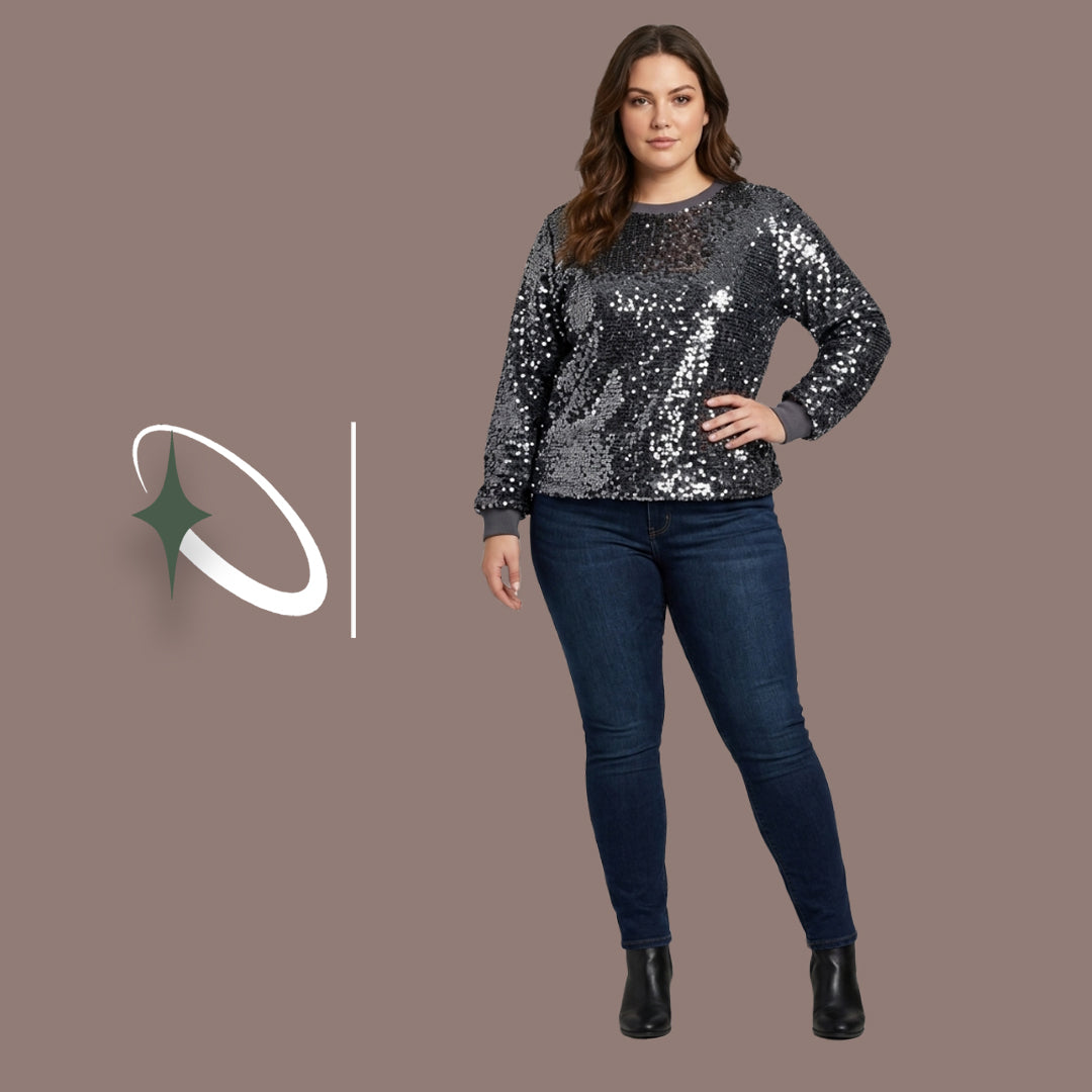 Next Sequin Jumper