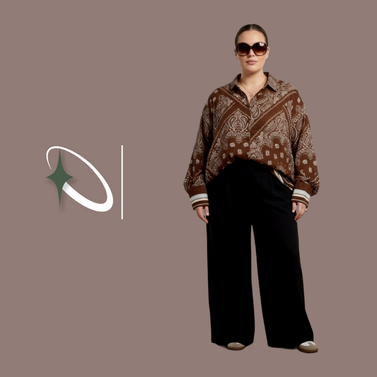 The Boho Paisley Oversized Shirt
