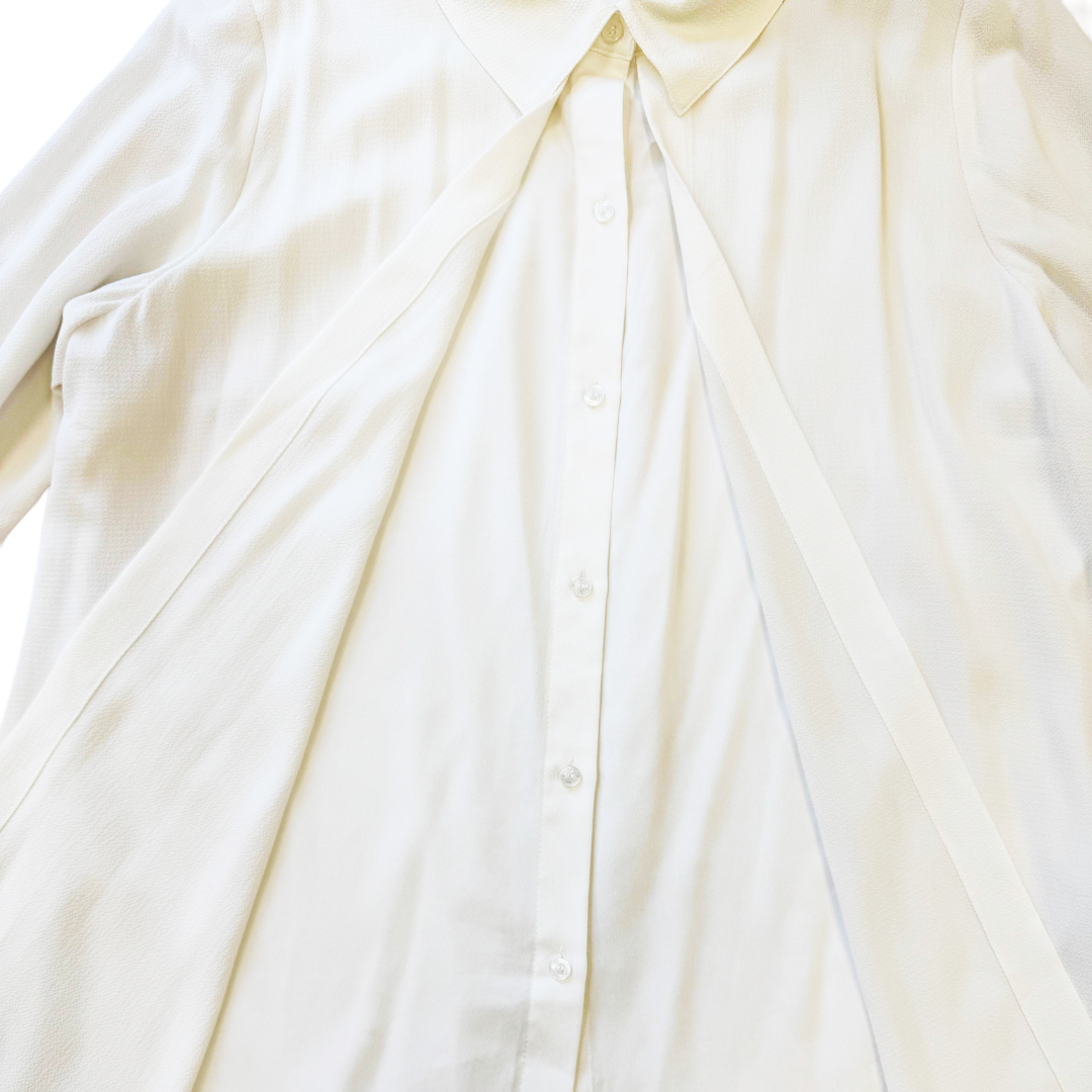 Longline Layered Calvin Klein Shirt (Preloved)