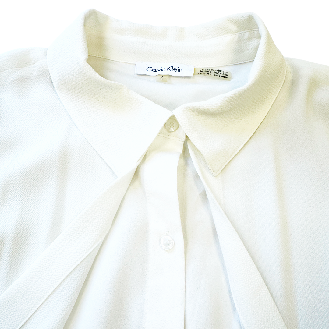 Longline Layered Calvin Klein Shirt (Preloved)