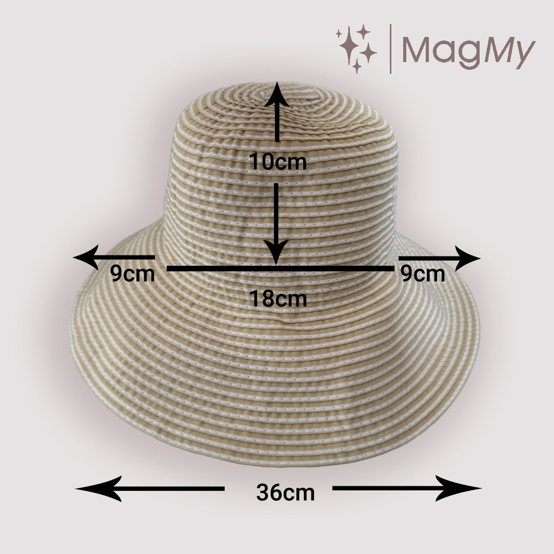 Foldable Sun Hat  - Fold it, Pack it, Wear it