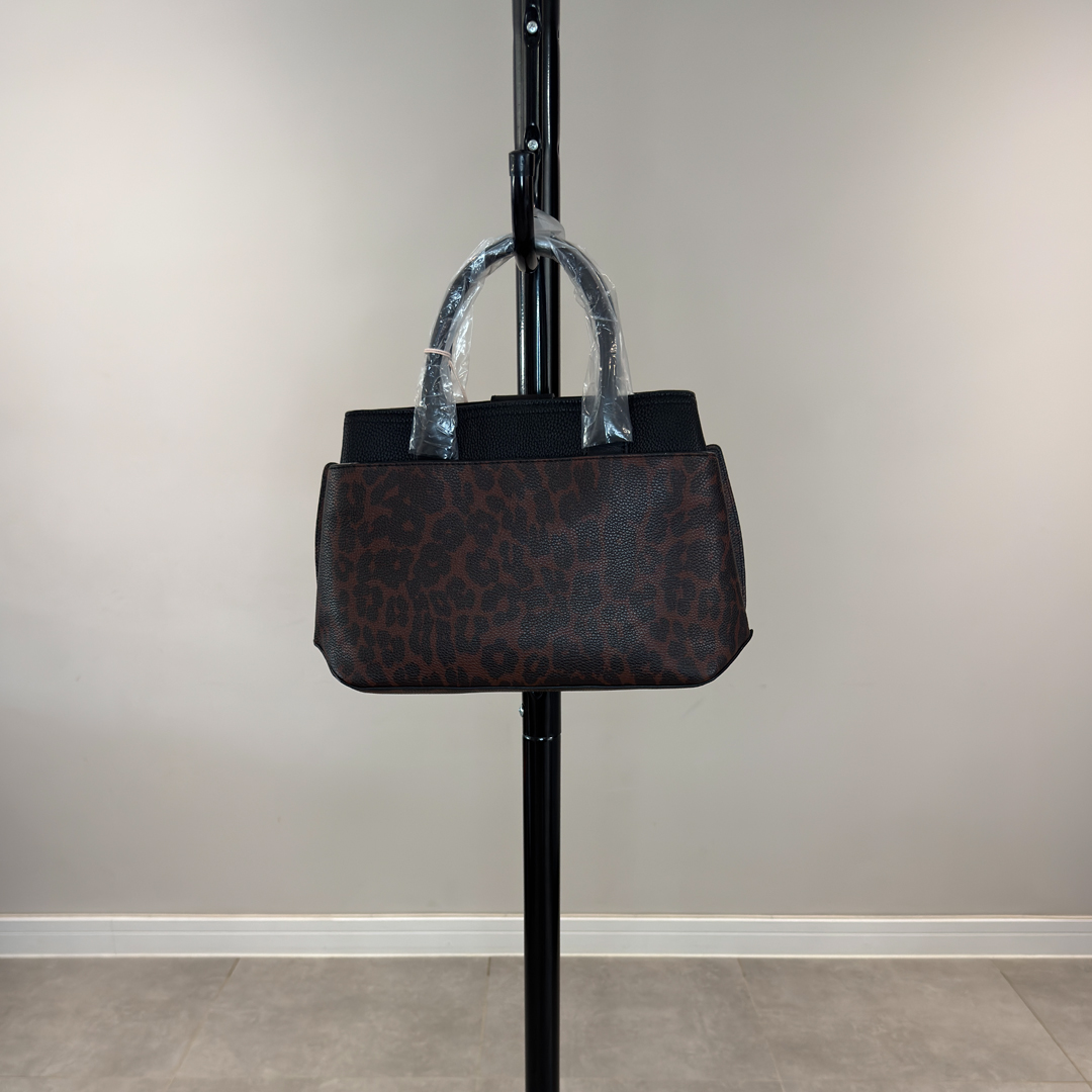 Fiorelli Winter Leopard Satchel Grab Bag (Preloved)