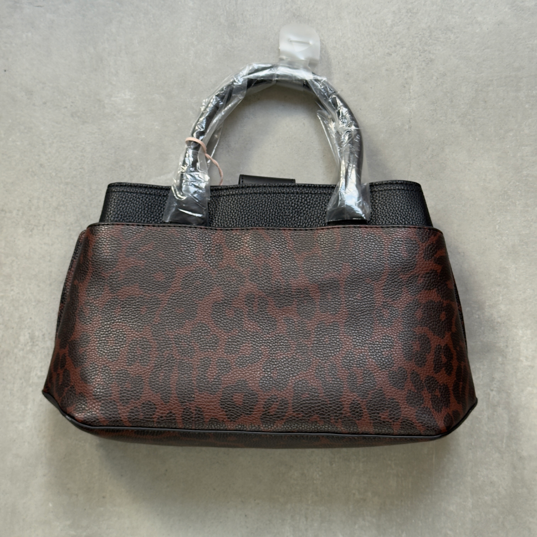 Fiorelli Winter Leopard Satchel Grab Bag (Preloved)