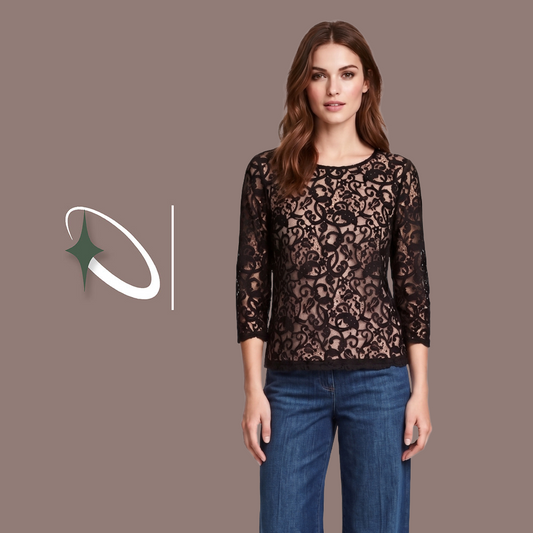 H&M Lined Lace Top
