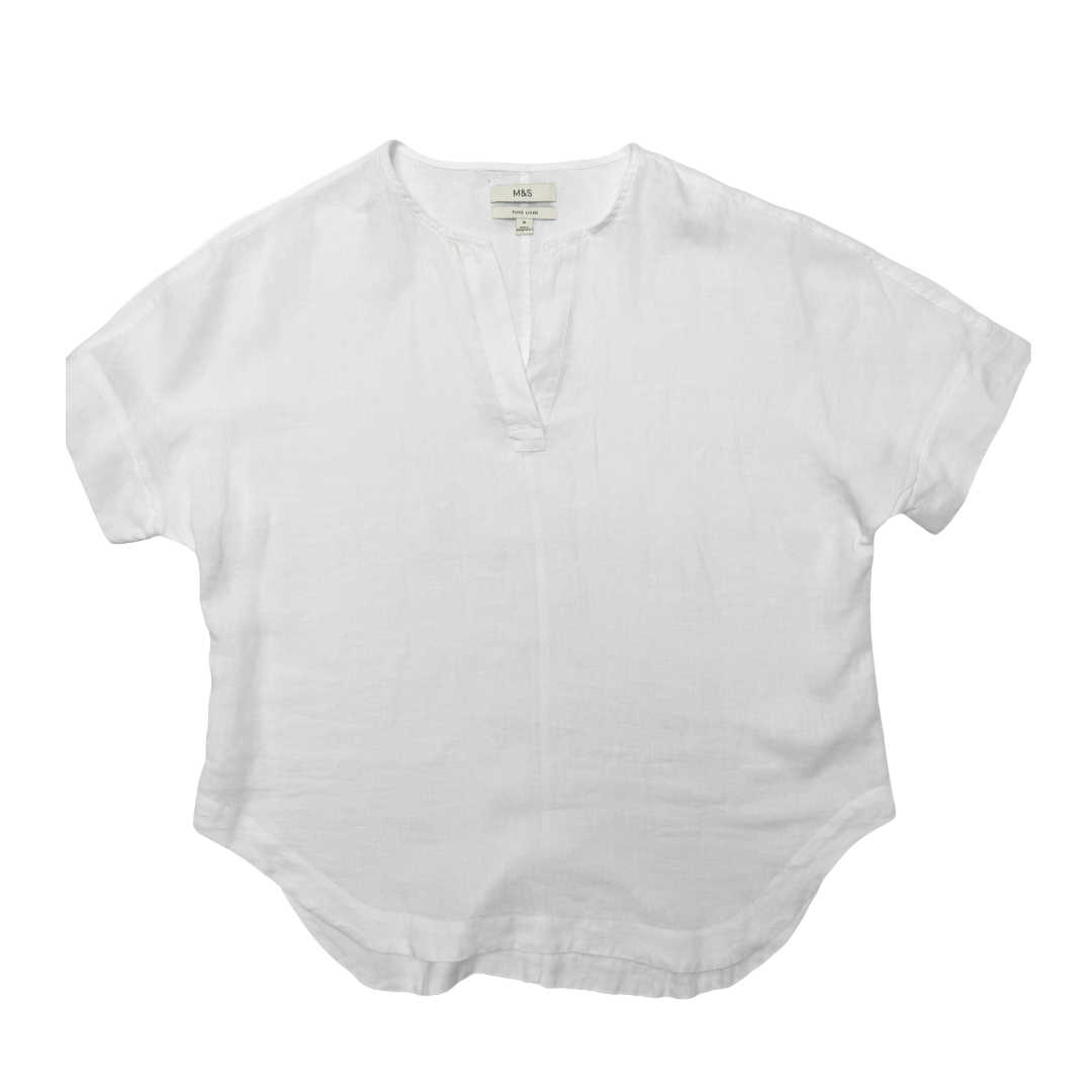 M&S Pure Linen Top (Preloved)