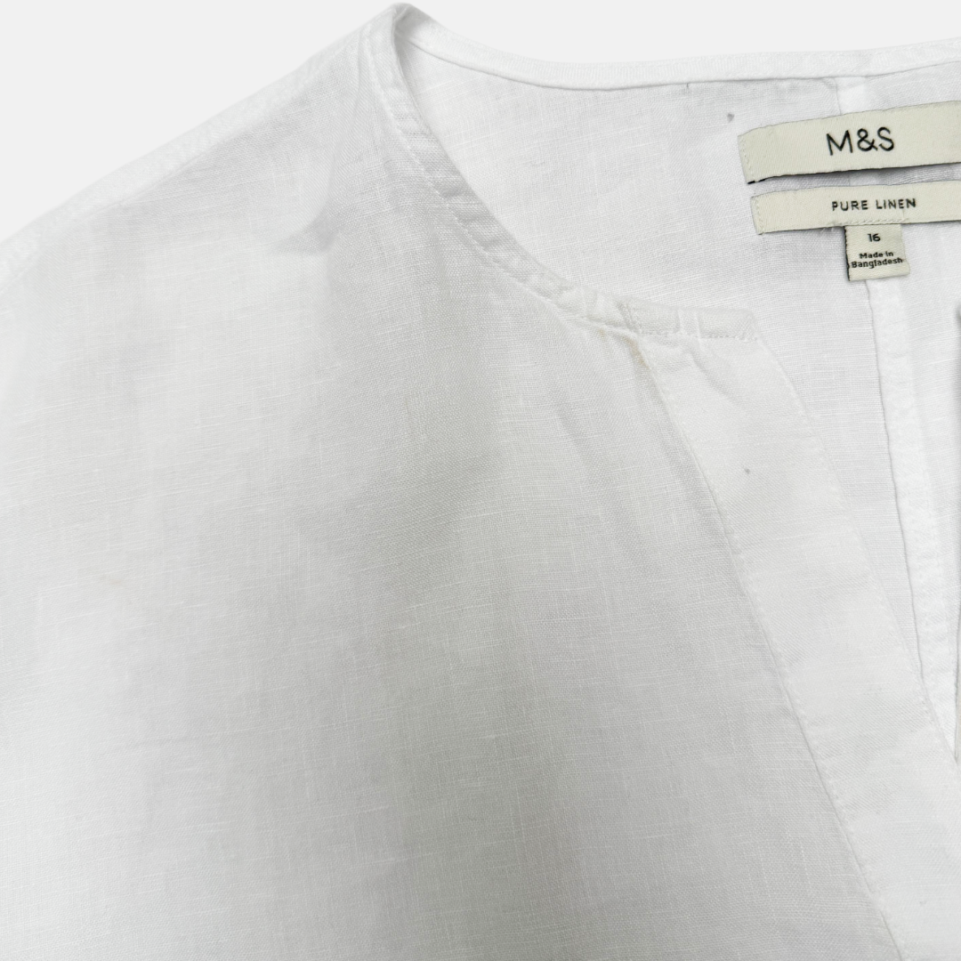 M&S Pure Linen Top (Preloved)