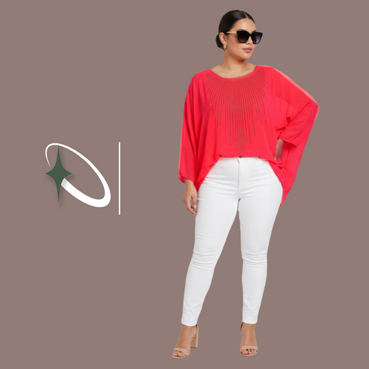 Vibrant Loose Summer Top