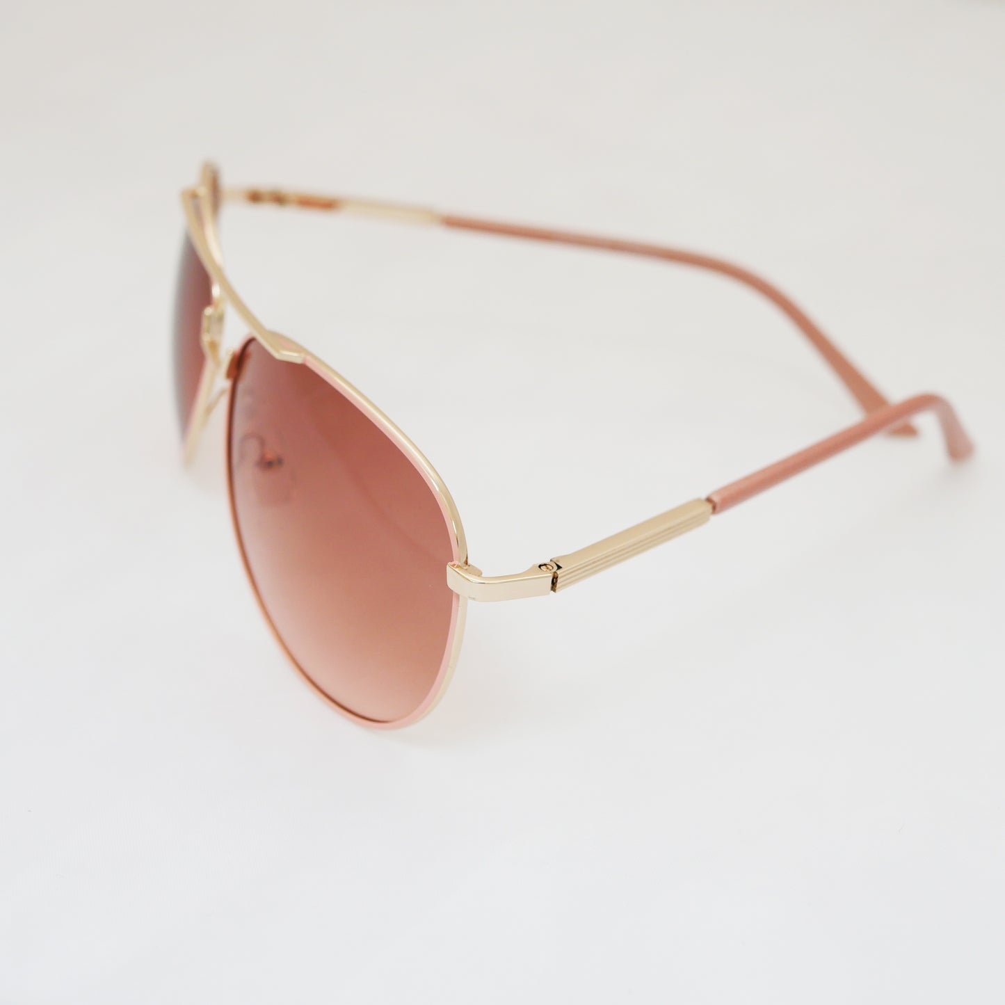 Orlando Rose Gold Aviator Sunglasses