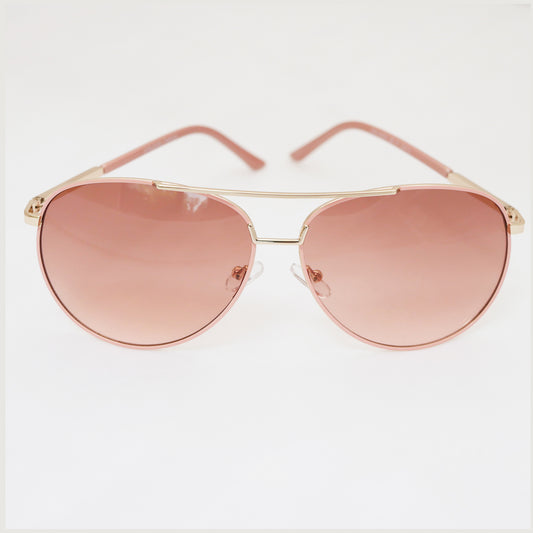 Orlando Rose Gold Aviator Sunglasses