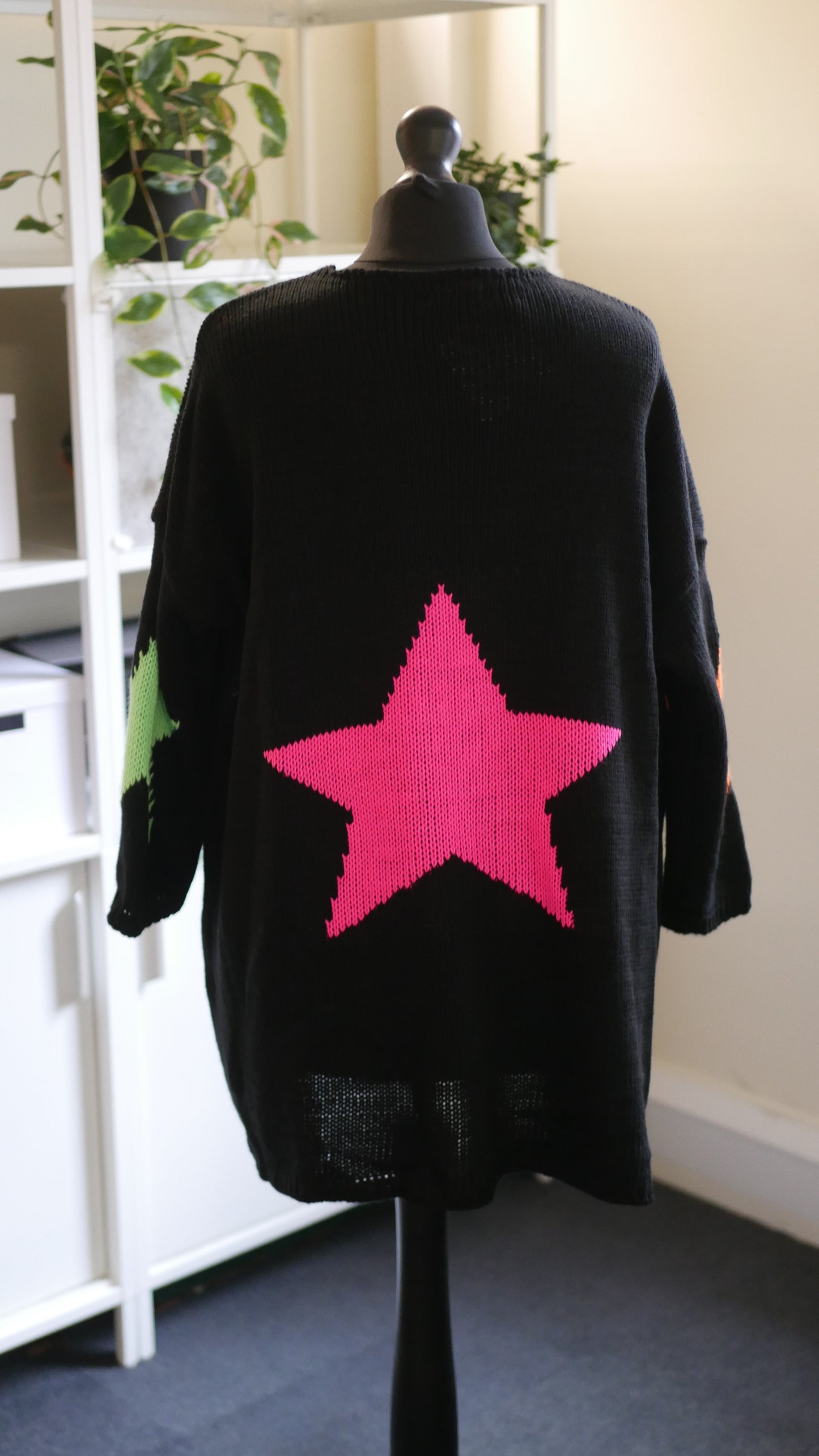 Oversized Triple Star Knitted Jumper