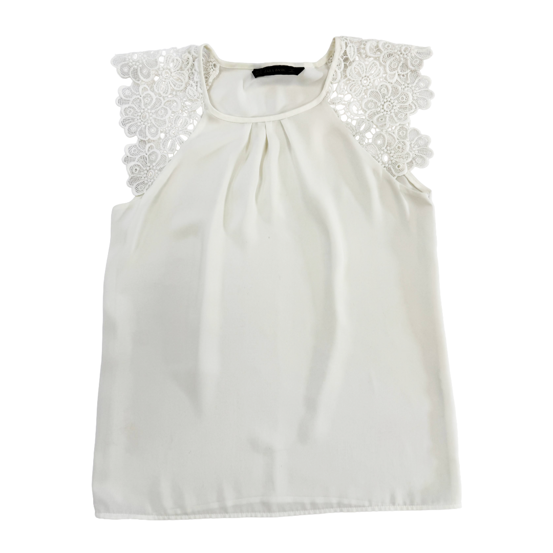 Zara lace detail top